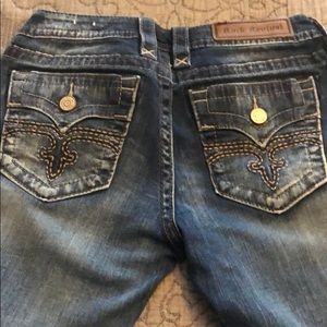 28 Rock revival medium to dark wash